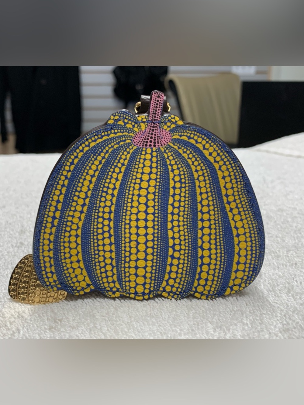 Louis Vuitton x Kusama Monogram Pumpkin Coin Purse